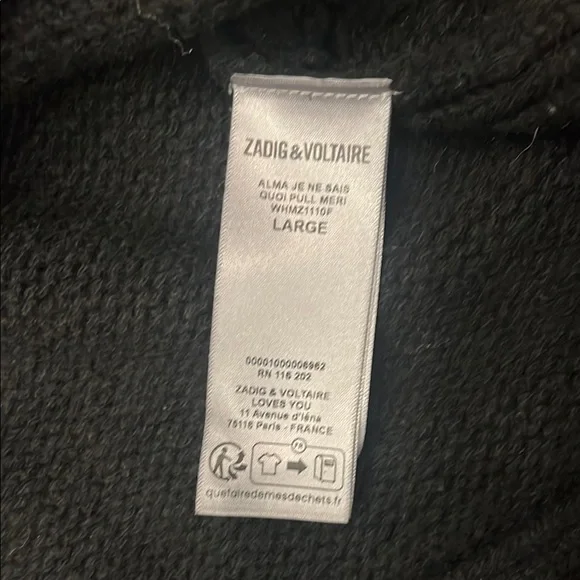 Zadig & Voltaire black sweater - Picture 5 of 5